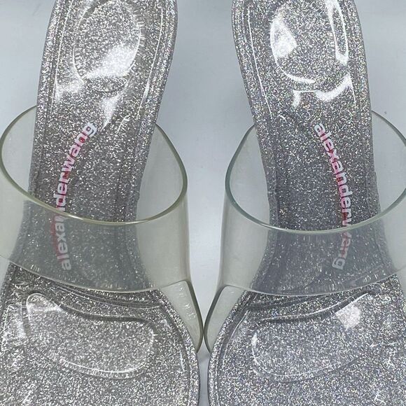 Alexander Wang Glitter Stiletto Sandals size 39 - Picture 7 of 15